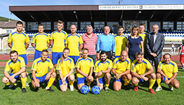 Football tournament between three Universities