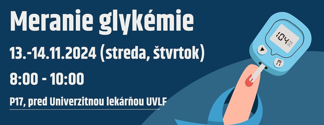 Dajte si zmerať hladinu glukózy v krvi