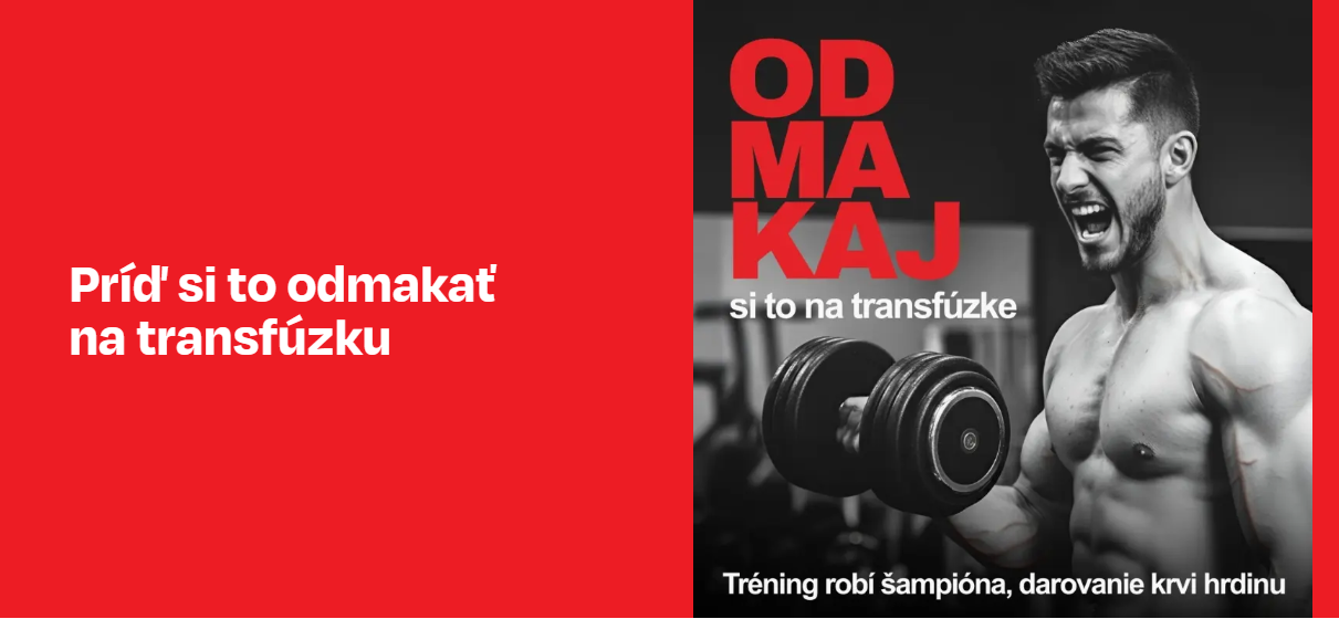 Odmakaj si to na transfúzke!